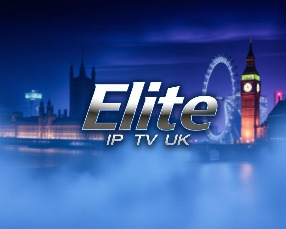 A modern, sleek logo for Elite IPTV USA in the foreground, rendered in a metallic silver and blue color scheme. In the middle ground, a cityscape of London at night, with the iconic landmarks like Big Ben and the London Eye illuminated. The background is a soft, hazy gradient of blues and purples, evoking a sense of high-end, premium quality. The lighting is dramatic, with strong shadows and highlights to create a bold, powerful atmosphere. The overall composition is balanced, with the logo taking center stage and the cityscape providing a visually striking context. A modern, sleek logo for Elite IPTV USA in the foreground, rendered in a metallic silver and blue color scheme. In the middle ground, a cityscape of London at night, with the iconic landmarks like Big Ben and the London Eye illuminated. The background is a soft, hazy gradient of blues and purples, evoking a sense of high-end, premium quality. The lighting is dramatic, with strong shadows and highlights to create a bold, powerful atmosphere. The overall composition is balanced, with the logo taking center stage and the cityscape providing a visually striking context.