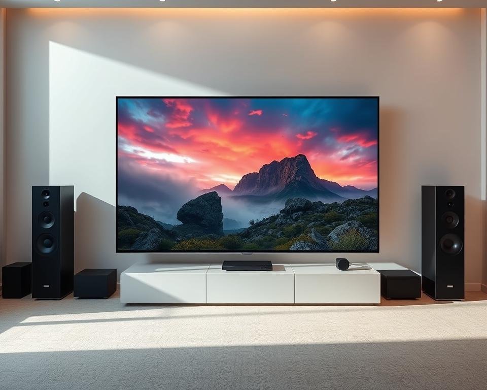 High-definition IPTV streaming quality, with sharp, vibrant imagery and seamless playback. A large, modern TV screen displays a rich, cinematic scene of a dramatic nature documentary, showcased in Ultra HD resolution. Soft, directional lighting illuminates the screen, creating depth and dimensionality. The room is minimalist and modern, with sleek, high-end entertainment equipment visible in the background, suggesting a premium home theater setup. An atmosphere of immersion and technological sophistication pervades the scene, conveying the superior performance and visual fidelity of the IPTV service. High-definition IPTV streaming quality, with sharp, vibrant imagery and seamless playback. A large, modern TV screen displays a rich, cinematic scene of a dramatic nature documentary, showcased in Ultra HD resolution. Soft, directional lighting illuminates the screen, creating depth and dimensionality. The room is minimalist and modern, with sleek, high-end entertainment equipment visible in the background, suggesting a premium home theater setup. An atmosphere of immersion and technological sophistication pervades the scene, conveying the superior performance and visual fidelity of the IPTV service.