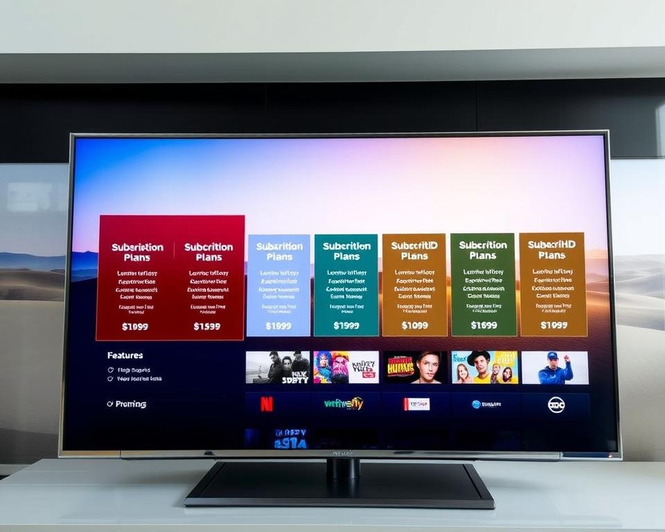 Xtreme HD IPTV USA: A vibrant, modern display showcasing a variety of subscription plans. In the foreground, a sleek, high-definition TV screen presents a grid of plan options, each with clear pricing and feature details. The middle ground features an array of popular content icons, hinting at the diverse entertainment available. The background is a subtle, gradient-filled landscape, conveying a sense of technological advancement and premium quality. Bright, natural lighting illuminates the scene, creating a crisp, visually appealing atmosphere. The overall composition captures the essence of Xtreme HD IPTV USA's comprehensive and tailored subscription offerings. Xtreme HD IPTV USA: A vibrant, modern display showcasing a variety of subscription plans. In the foreground, a sleek, high-definition TV screen presents a grid of plan options, each with clear pricing and feature details. The middle ground features an array of popular content icons, hinting at the diverse entertainment available. The background is a subtle, gradient-filled landscape, conveying a sense of technological advancement and premium quality. Bright, natural lighting illuminates the scene, creating a crisp, visually appealing atmosphere. The overall composition captures the essence of Xtreme HD IPTV USA's comprehensive and tailored subscription offerings.